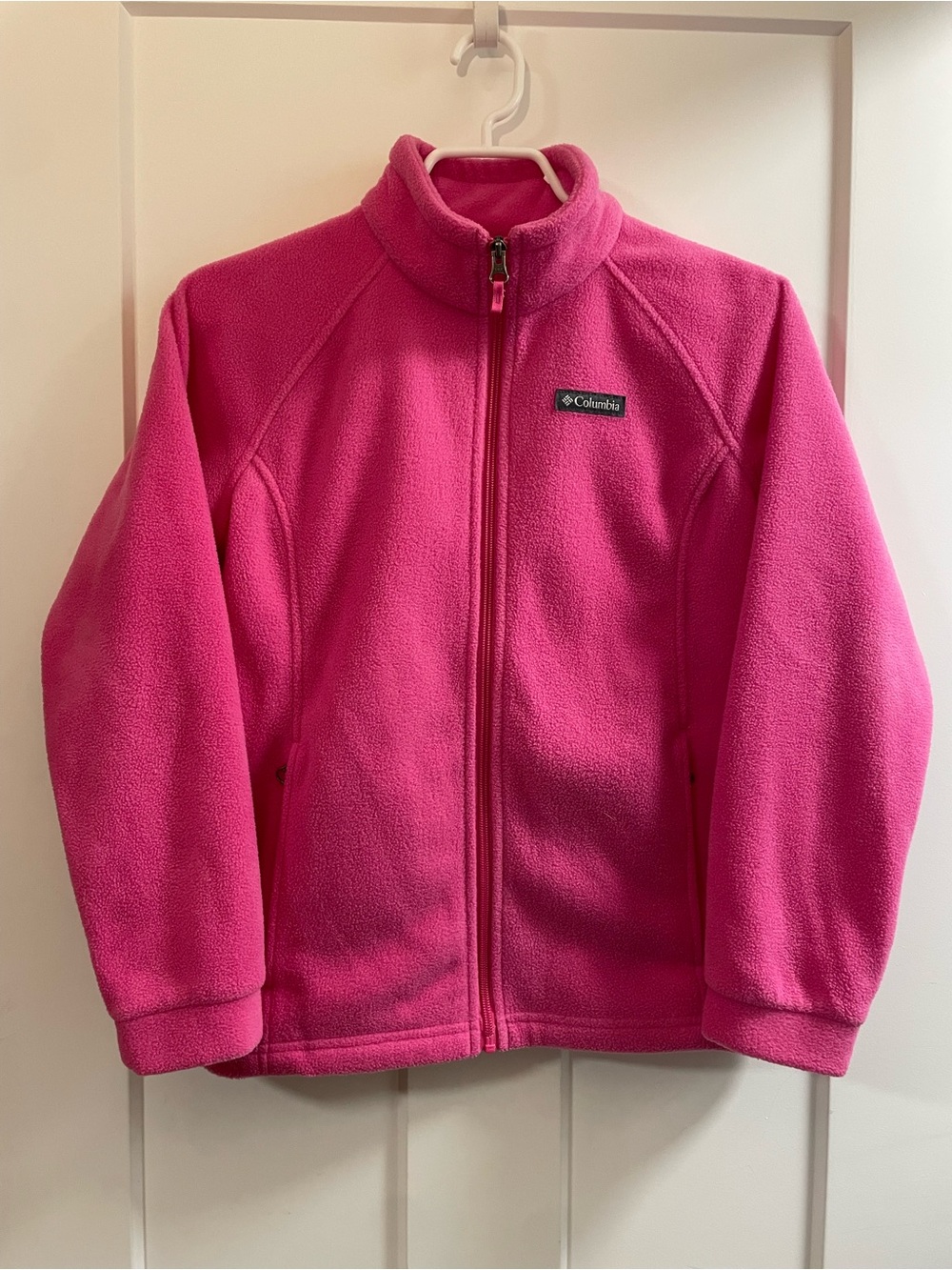Columbia Kid’s Bright Pink Teddy Fleece Jacket